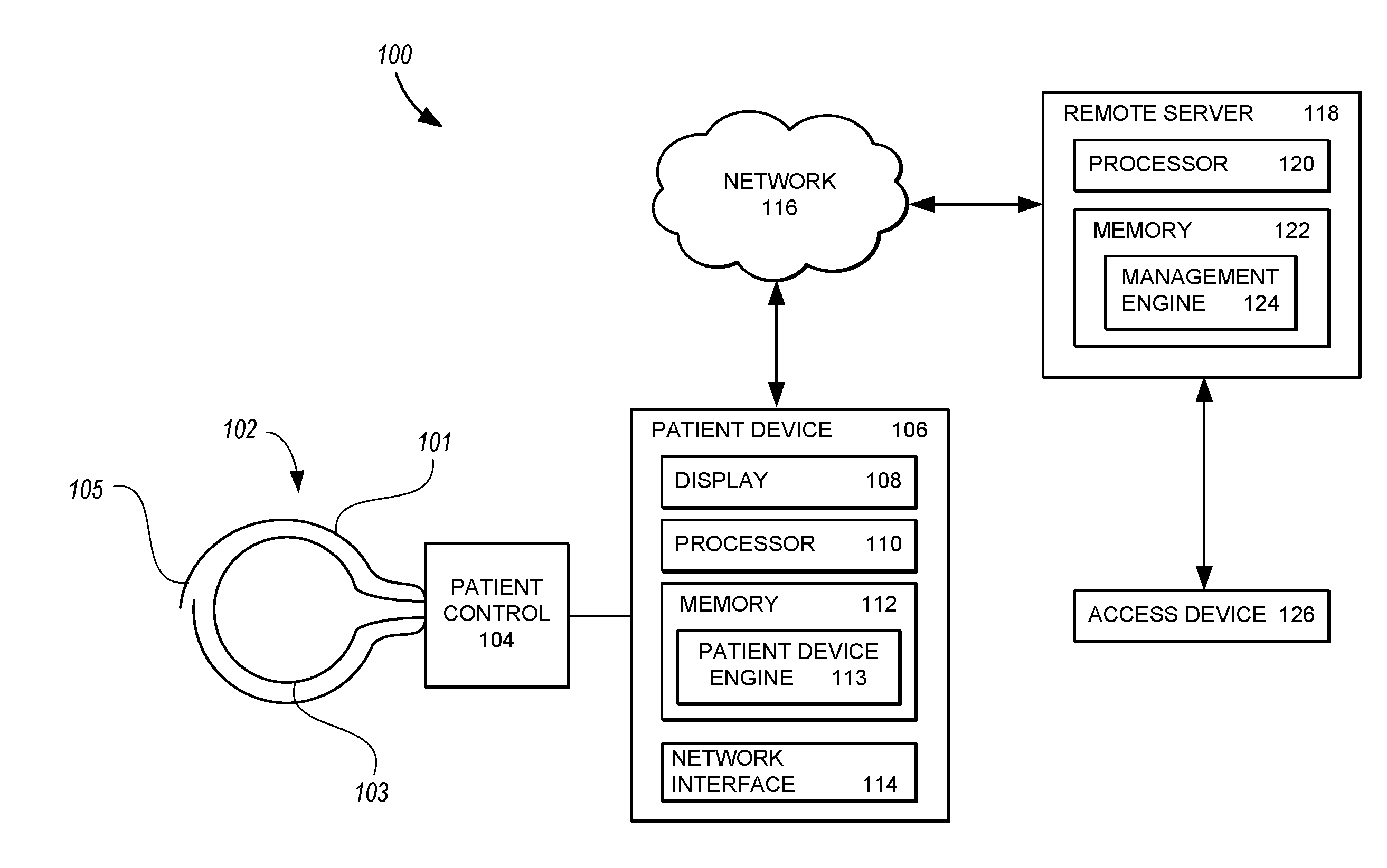 Physiological data acquisition and management system for use with an implanted wireless sensor