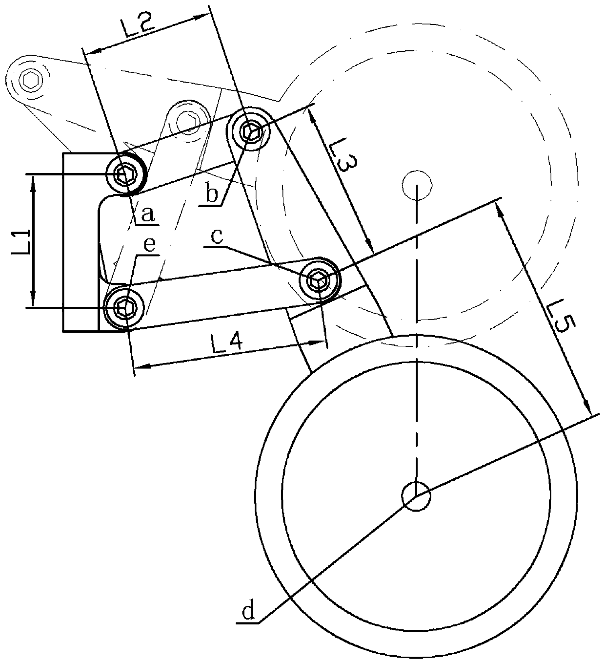 Displacement detection wheel, robot chassis and movable robot