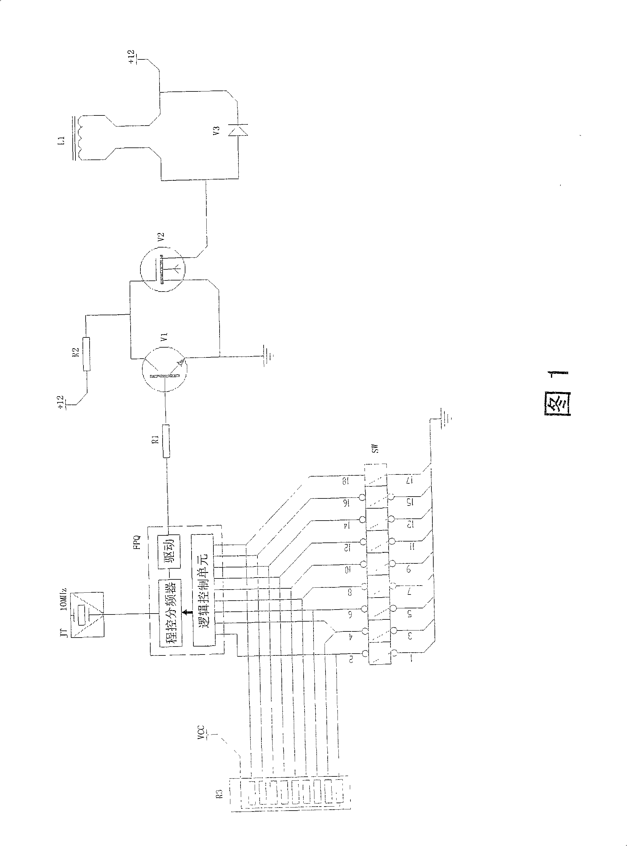 Intervention type active speed limiting control device of motor vehicle