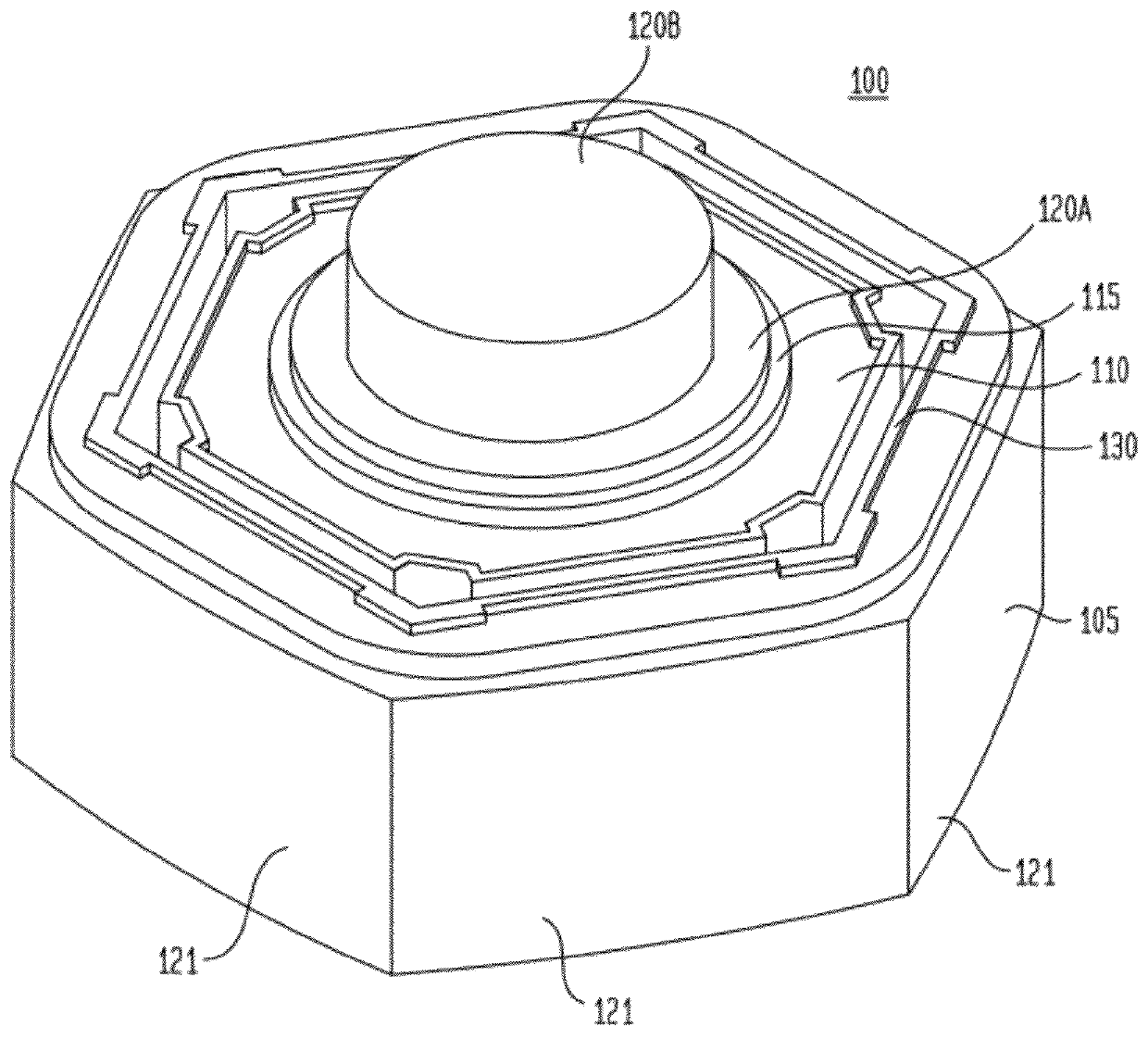 Diode for a printable composition