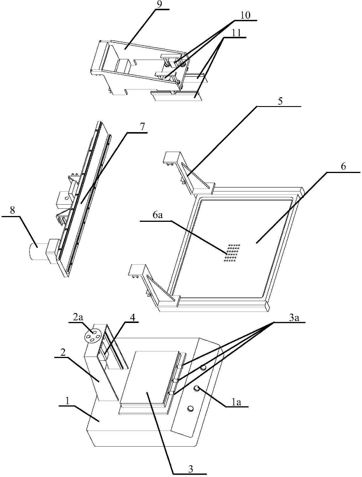 Heat conduction silicon grease coating fixture and heat conduction silicon grease coating method