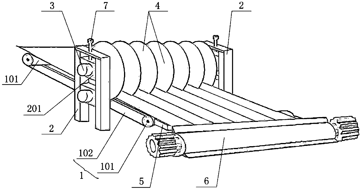 Reconstituted tobacco shredding device and fine shredding mechanism thereof