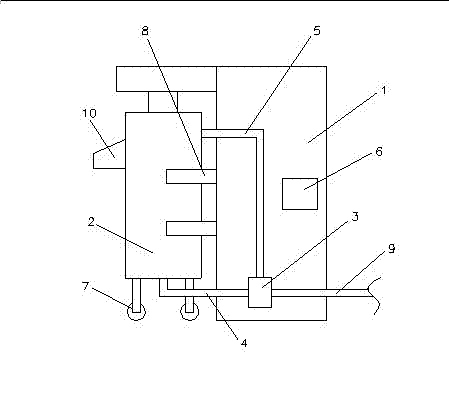 Vertical sand mill capable of feeding back