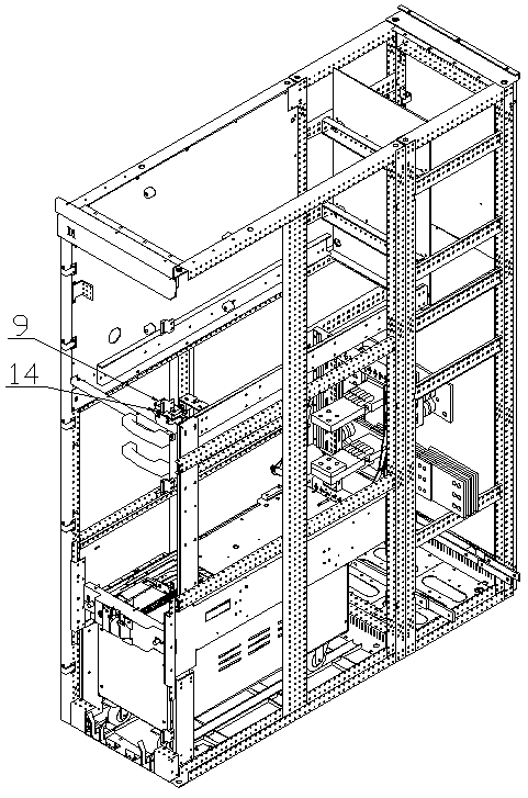 Intelligent direct-current circuit breaker cabinet