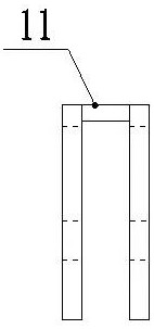 Feces collecting box sliding mechanism of cattle farm feces cleaning vehicle