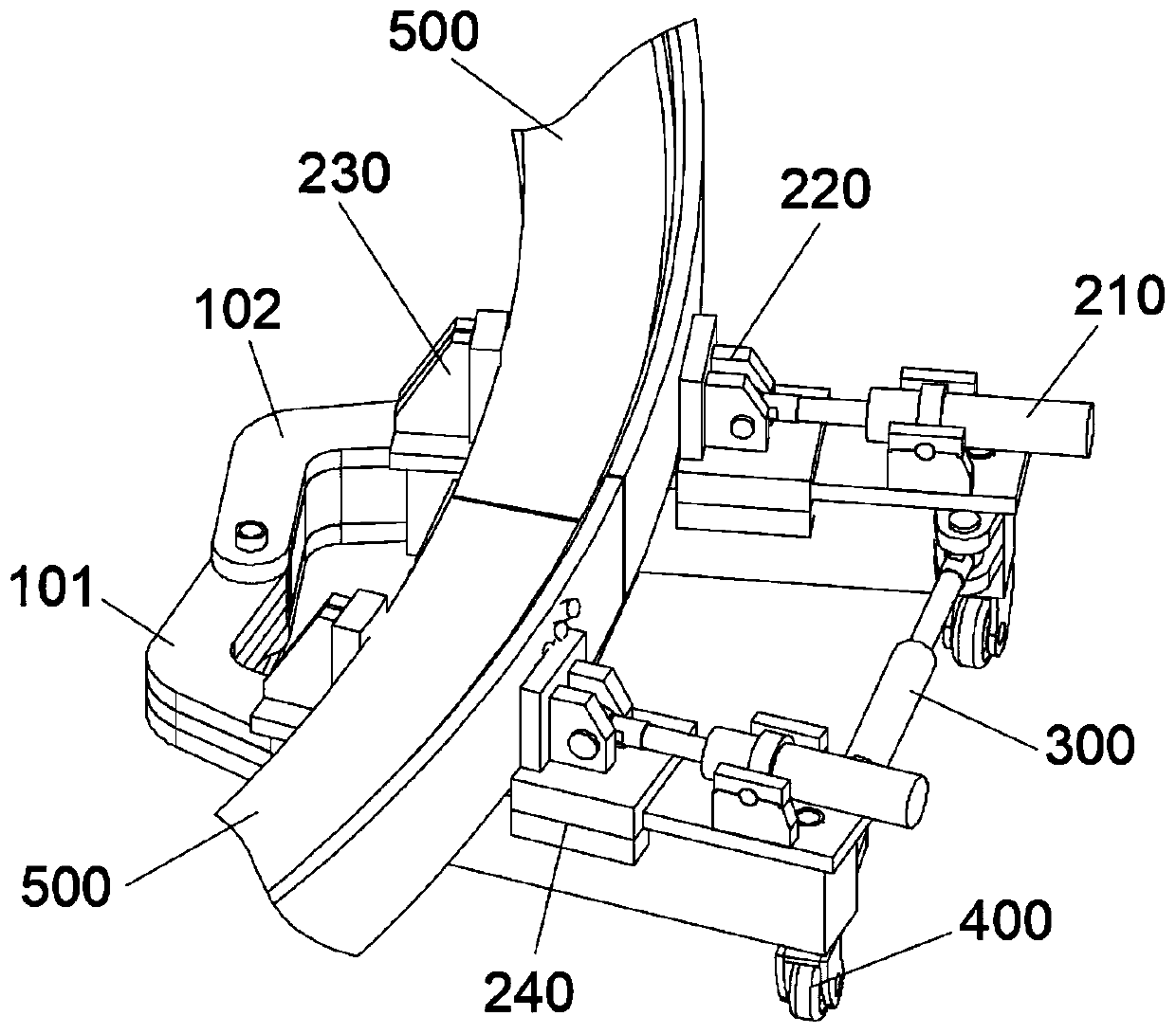 Fixing device and welding equipment