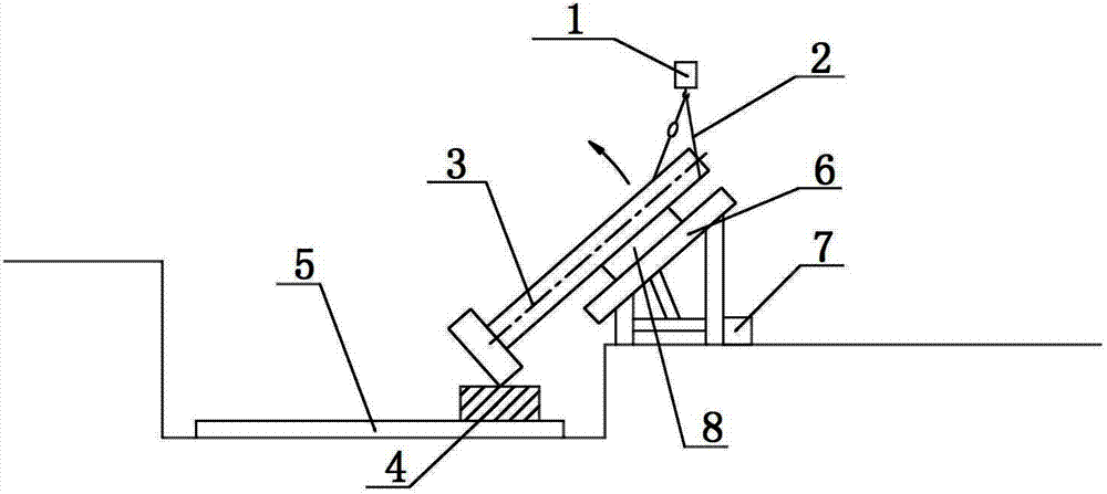 Method for hoisting rolling mill housing