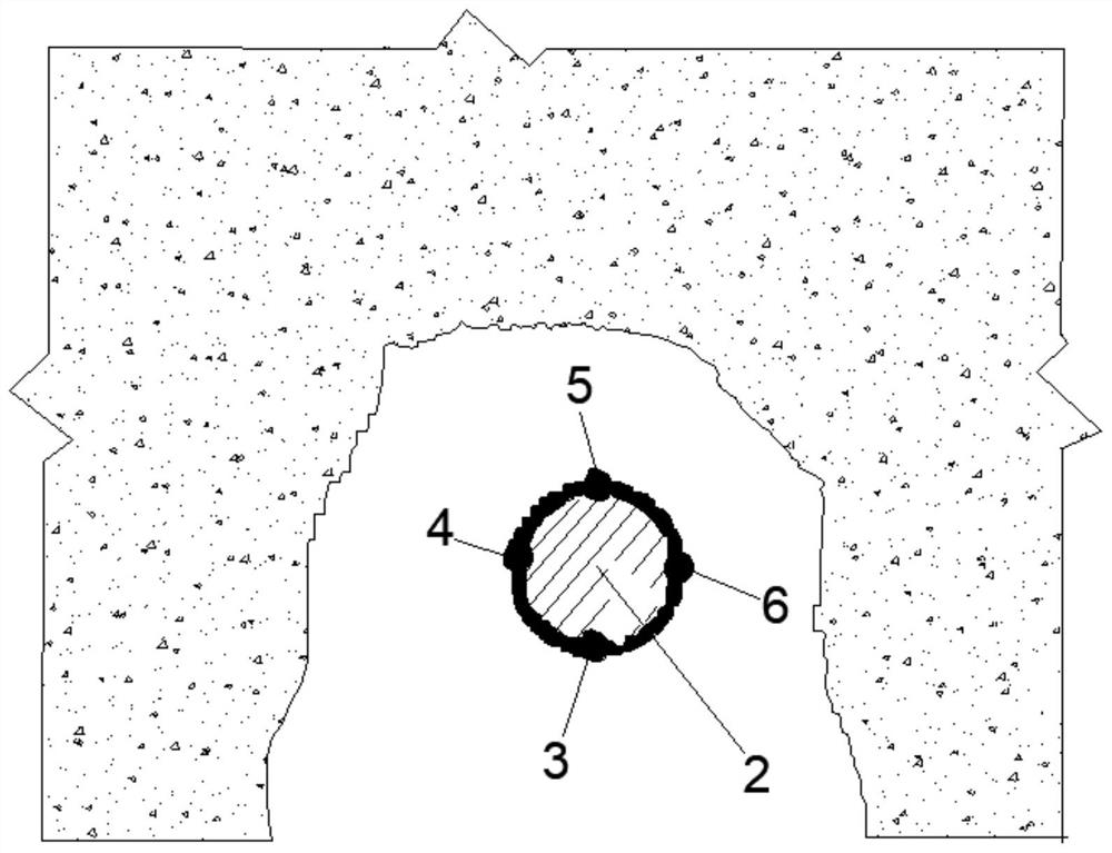 Measuring method of actual stress of reinforcement in existing reinforced concrete shear walls and columns