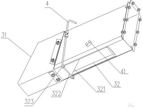 A kind of grain lifting device and corn harvester