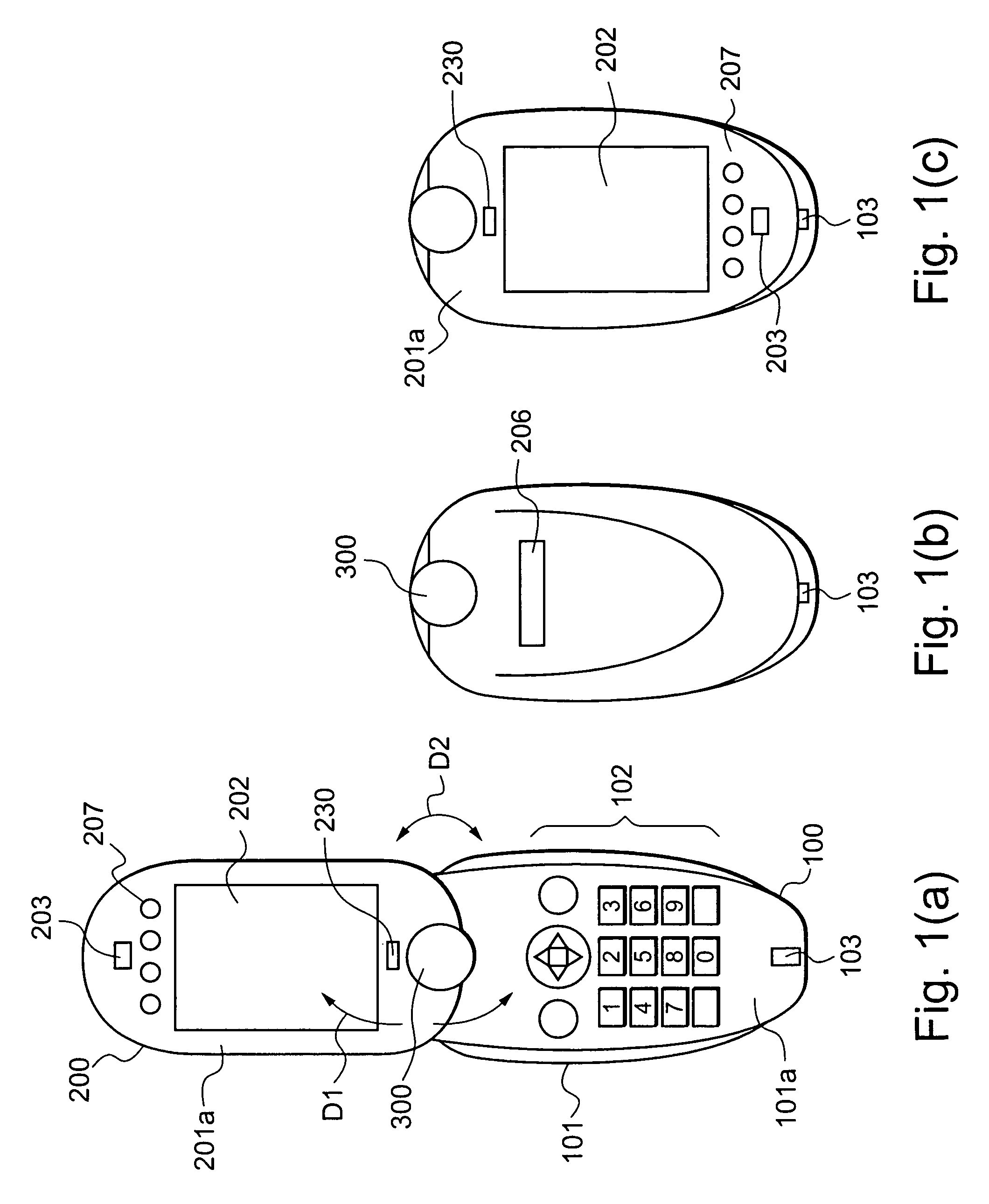 Folding mobile communications apparatus