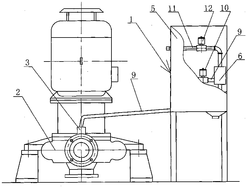 Self-control fluid jet and drainage lift pump