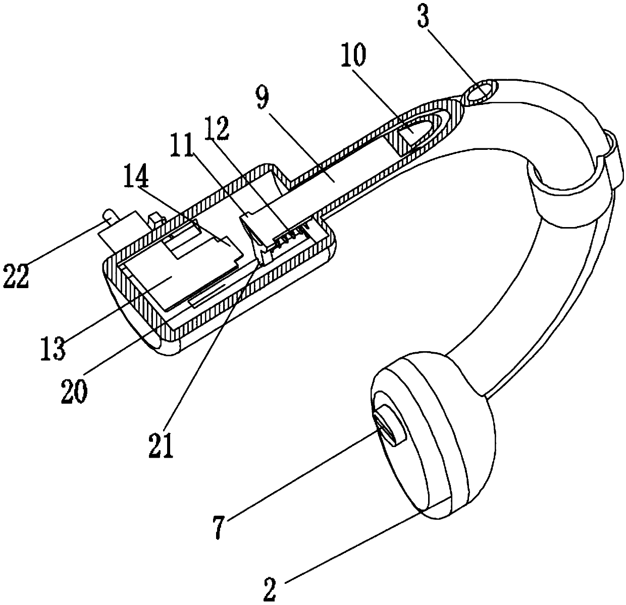 Built-in endotracheal catheter laryngeal mask united ventilatory device for general anaesthesia