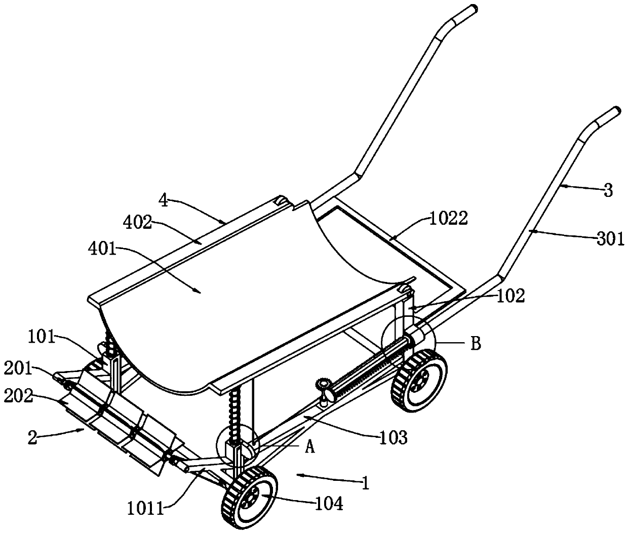 Bubble removing device in small shrimp culture pond