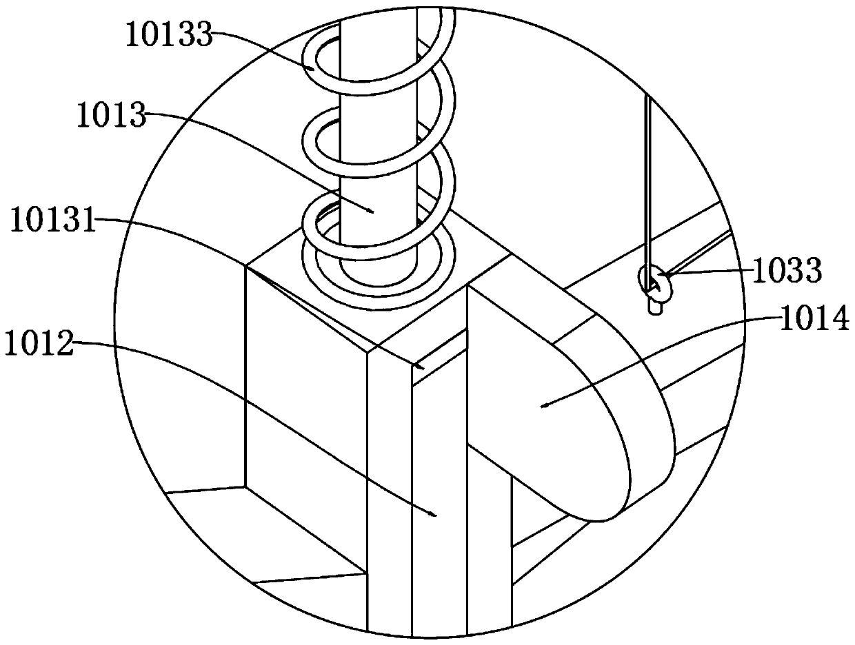 Bubble removing device in small shrimp culture pond