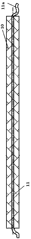 Forming method of exhaust hole of long and thin sand core of casting