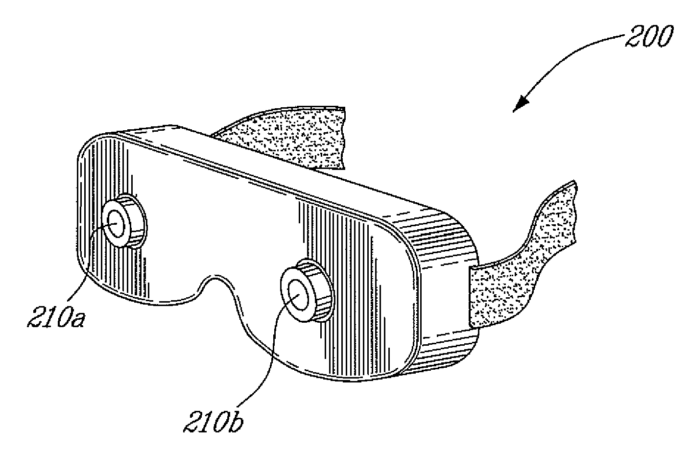 Head-mounted display apparatus for profiling system