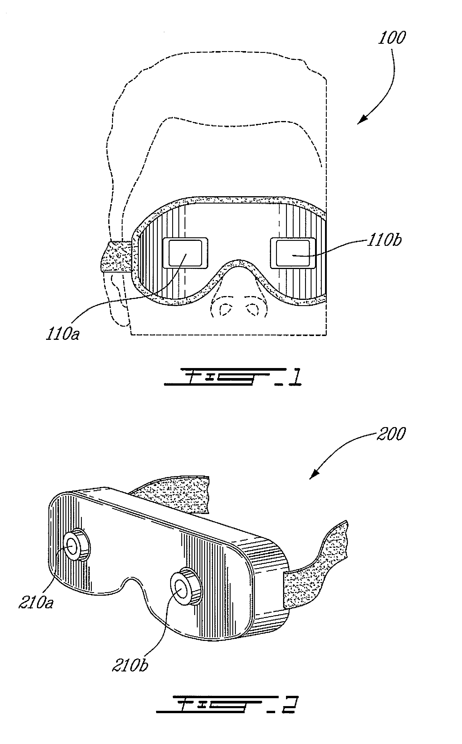 Head-mounted display apparatus for profiling system