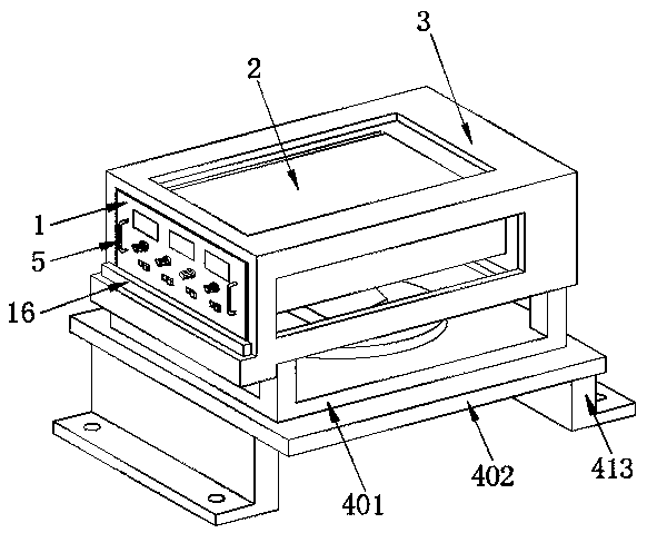 Mounting and fixing mechanism for pulse driving power supply of laser pulse light source