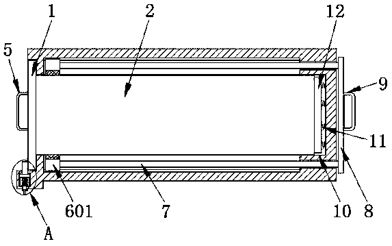 Mounting and fixing mechanism for pulse driving power supply of laser pulse light source