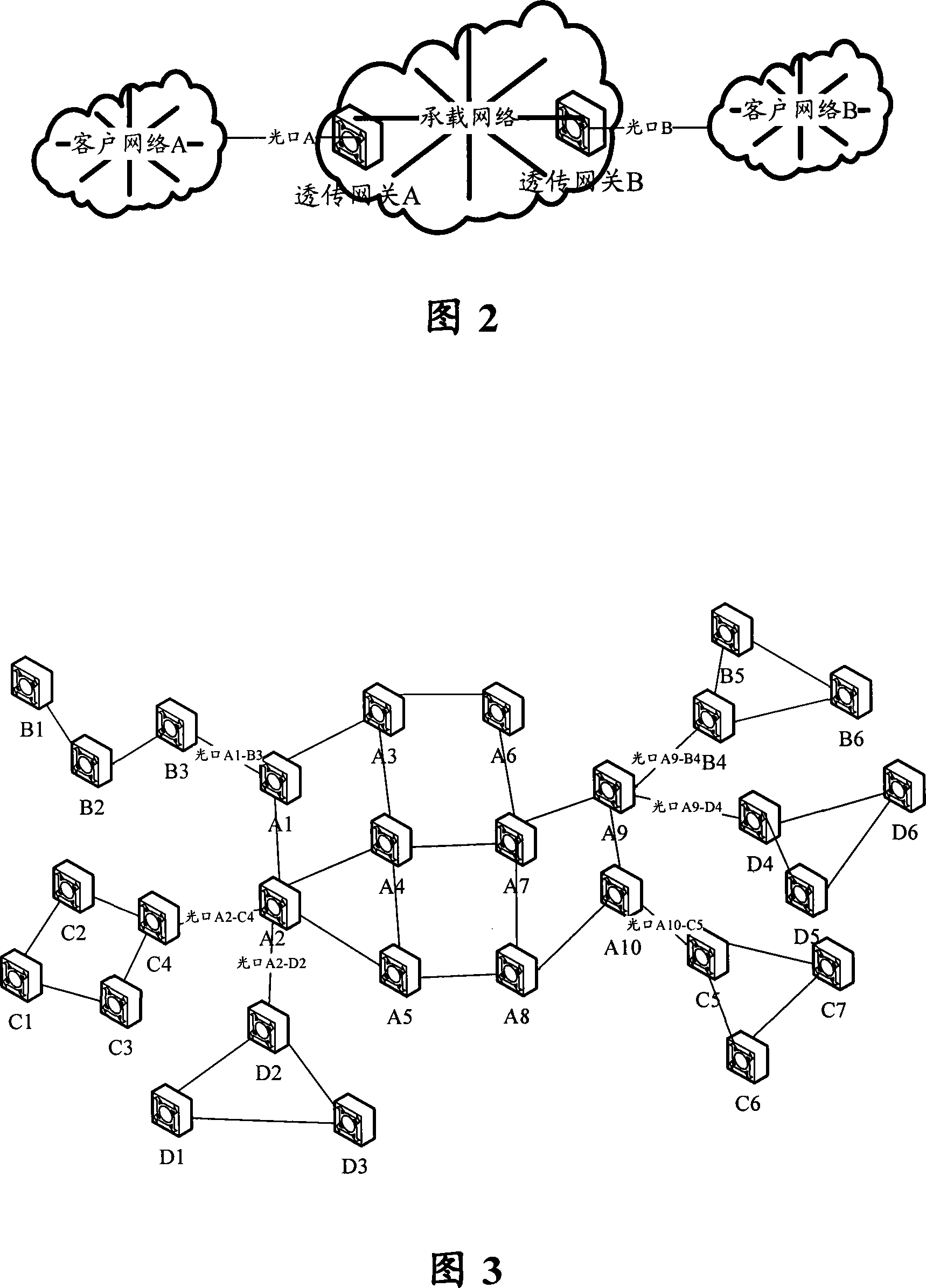 Embedded control channel based data communication channel transmitting method and apparatus