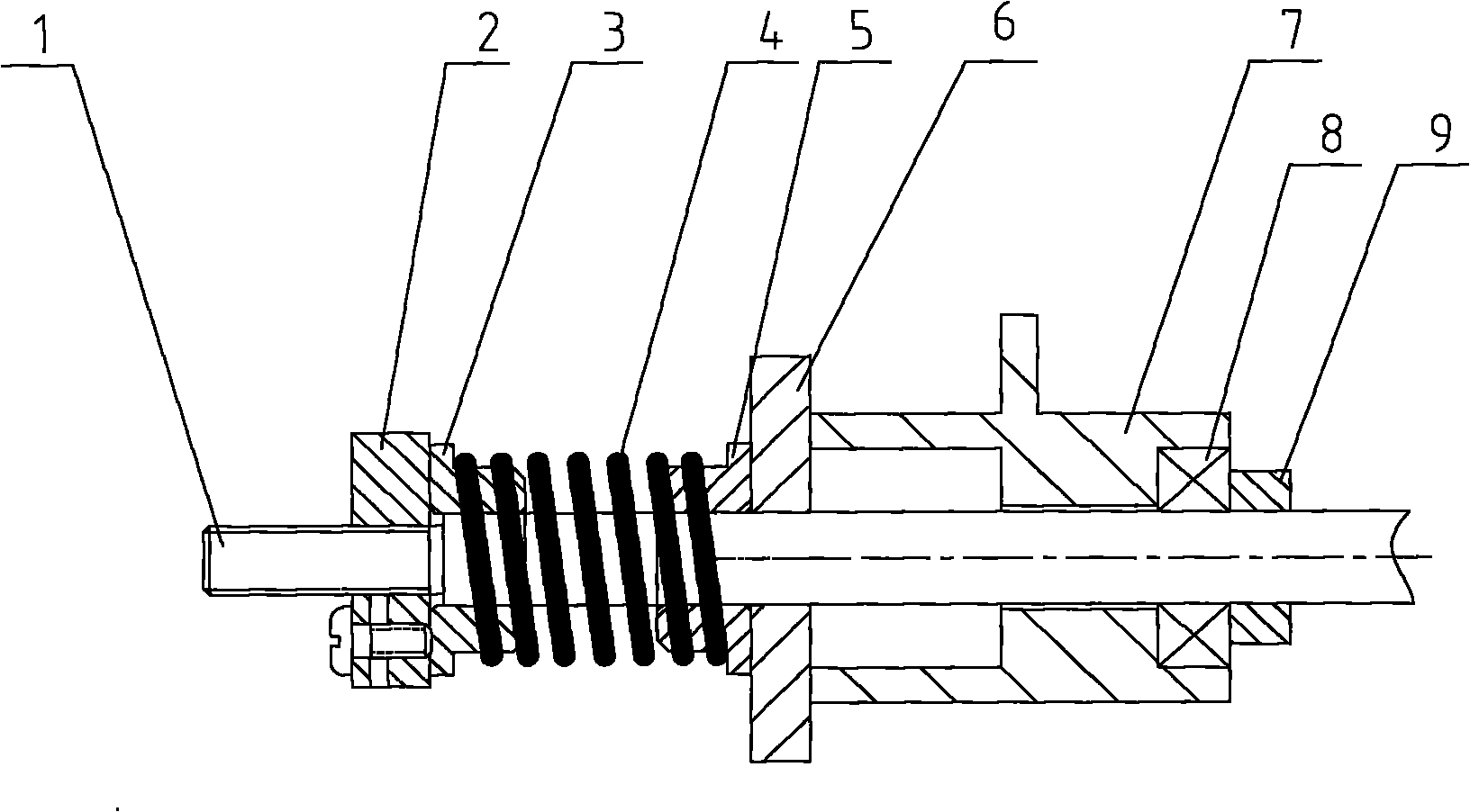 Novel pressure enclosing nut device