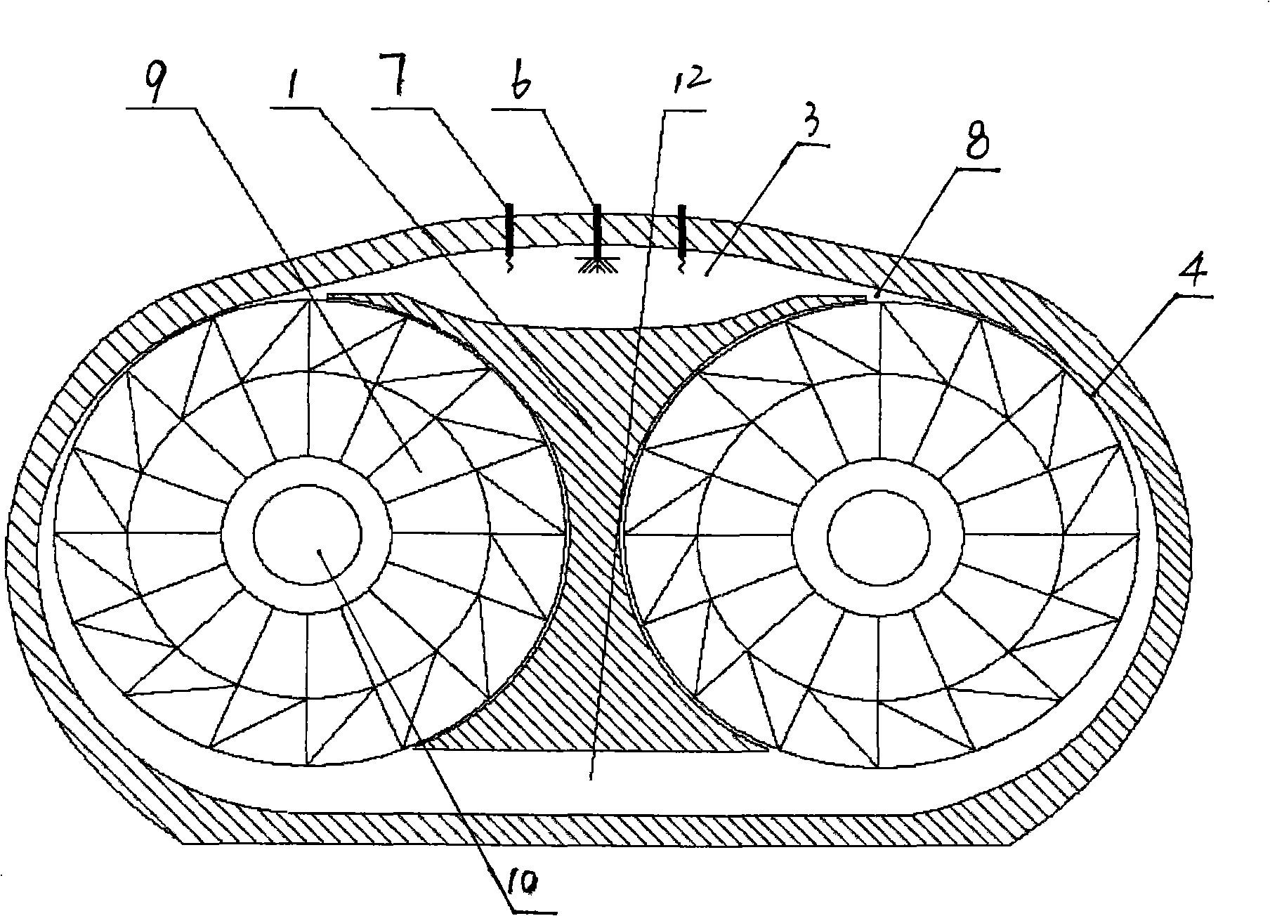 Radial power rotor engine