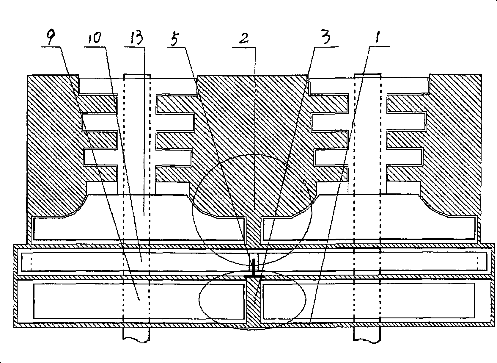 Radial power rotor engine