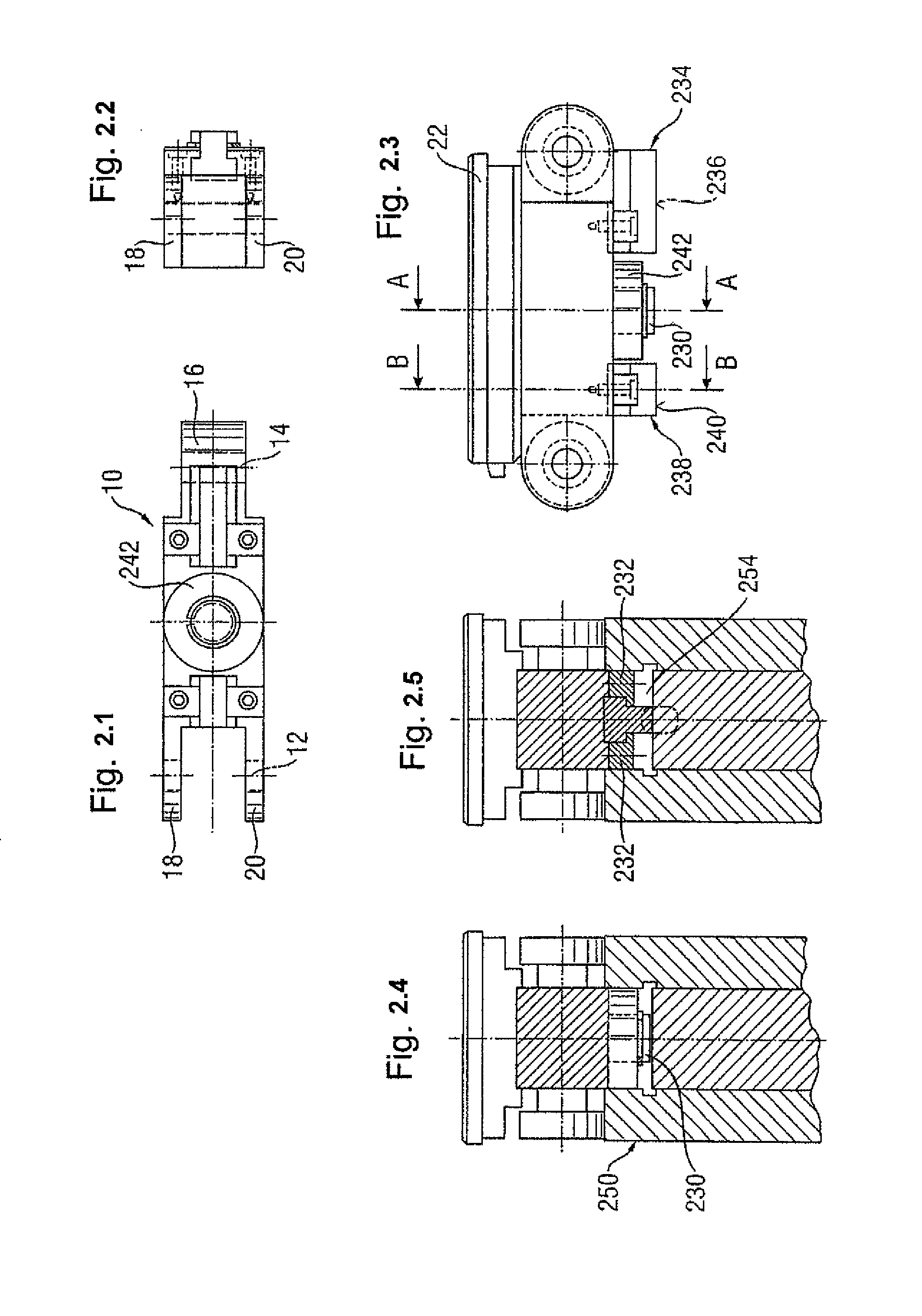 Chain link for a circulating transport of a machine tool, and double end tenoner with guide chain formed from said chain links