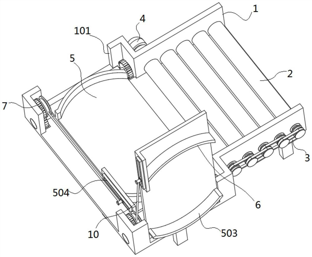 Tire assembling, overturning and clamping mechanism for automobile production line