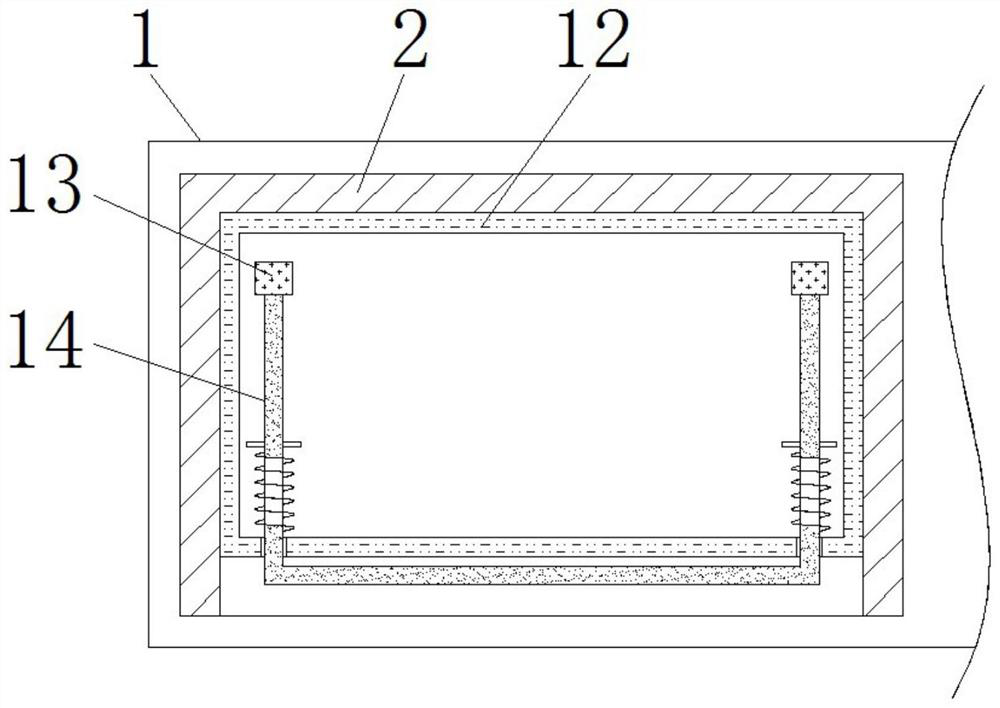 A shearing device for hat front brim making which is convenient for grinding