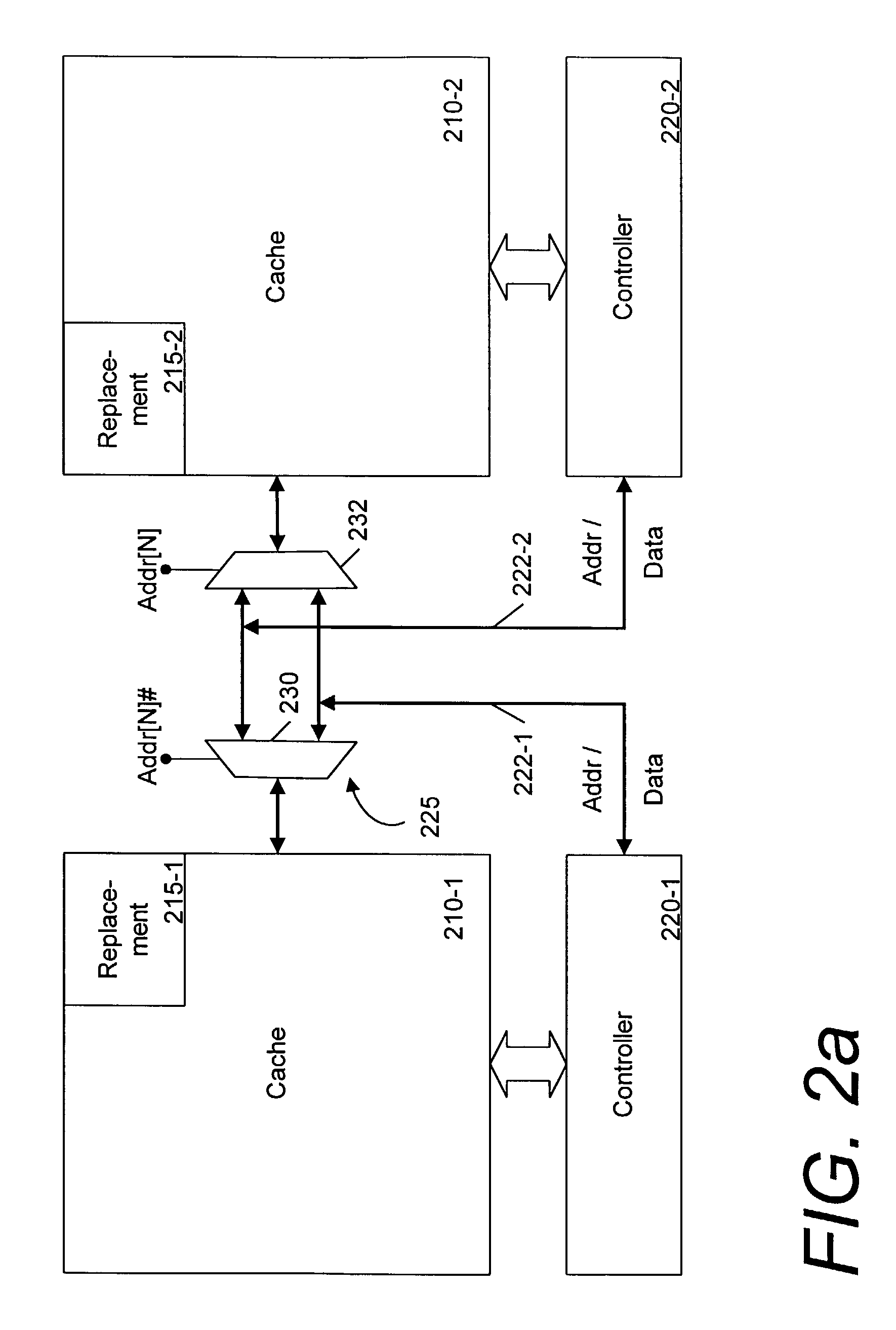 Cache sharing for a chip multiprocessor or multiprocessing system