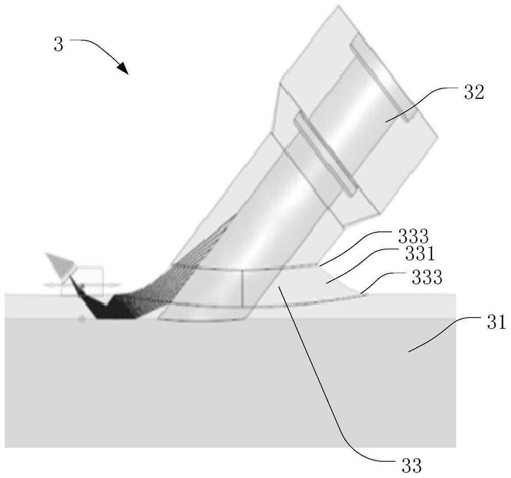 Nuclear power station BOSS head welding seam detection method, system, equipment and medium