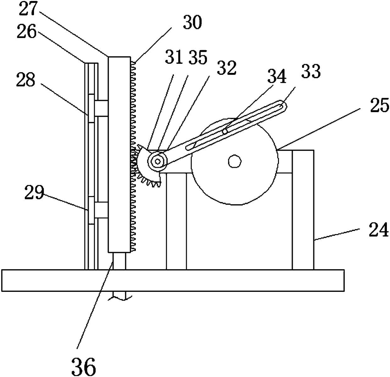 Paving device for road cement for municipal engineering