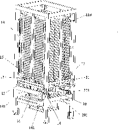 Clamping plate automatic temporary storage mechanism and clamping plate access method