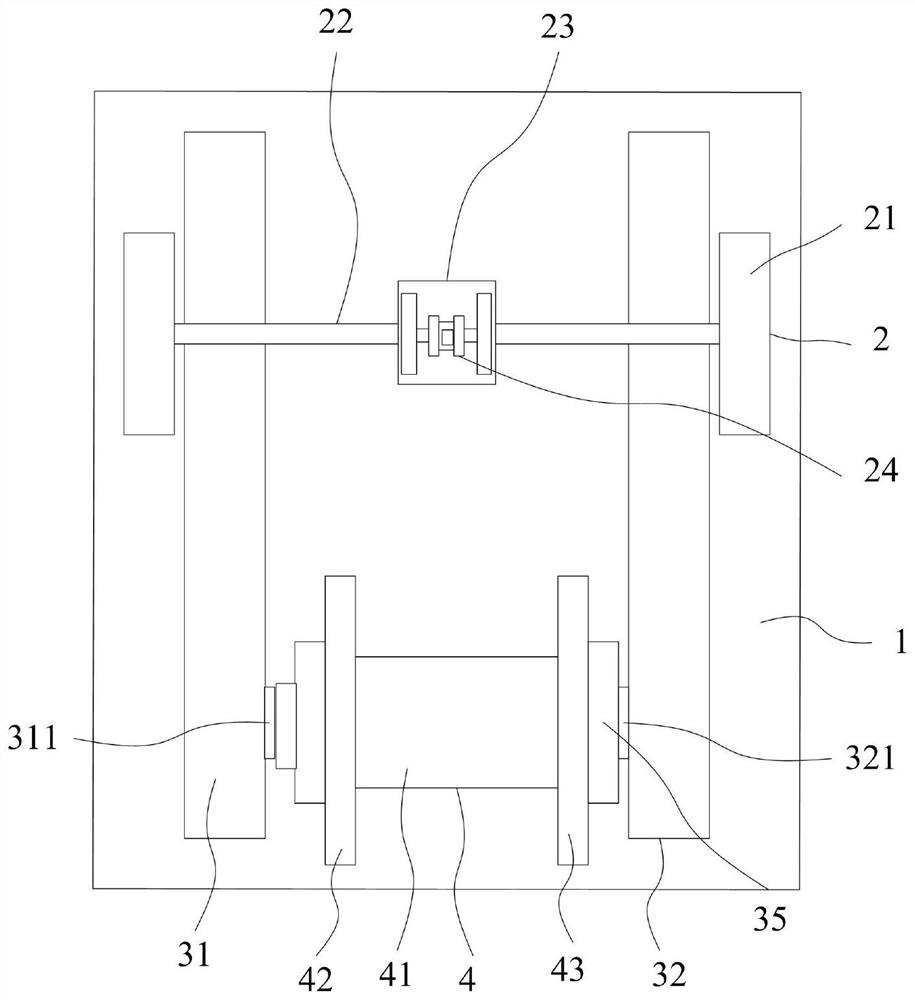 a wire take-up device