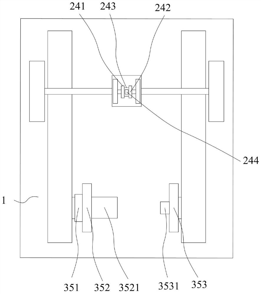 a wire take-up device