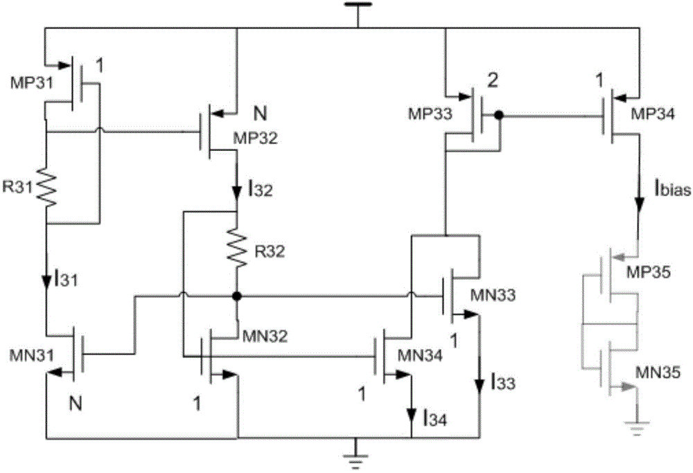 Constant trans-conductance bias circuit for C-type inverter