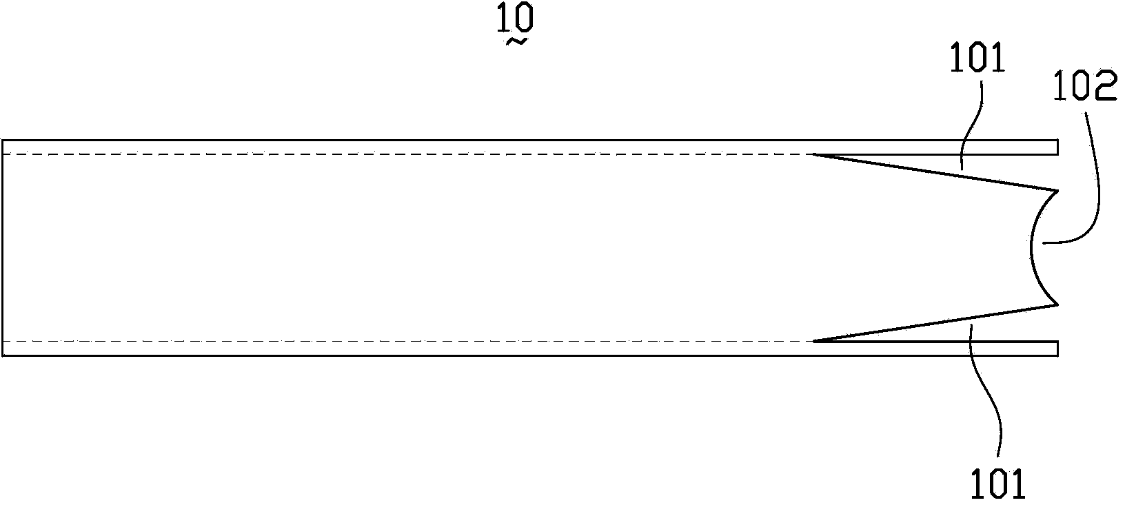 Forming die and forming method for square pipe end part closing-in of diagonal bar