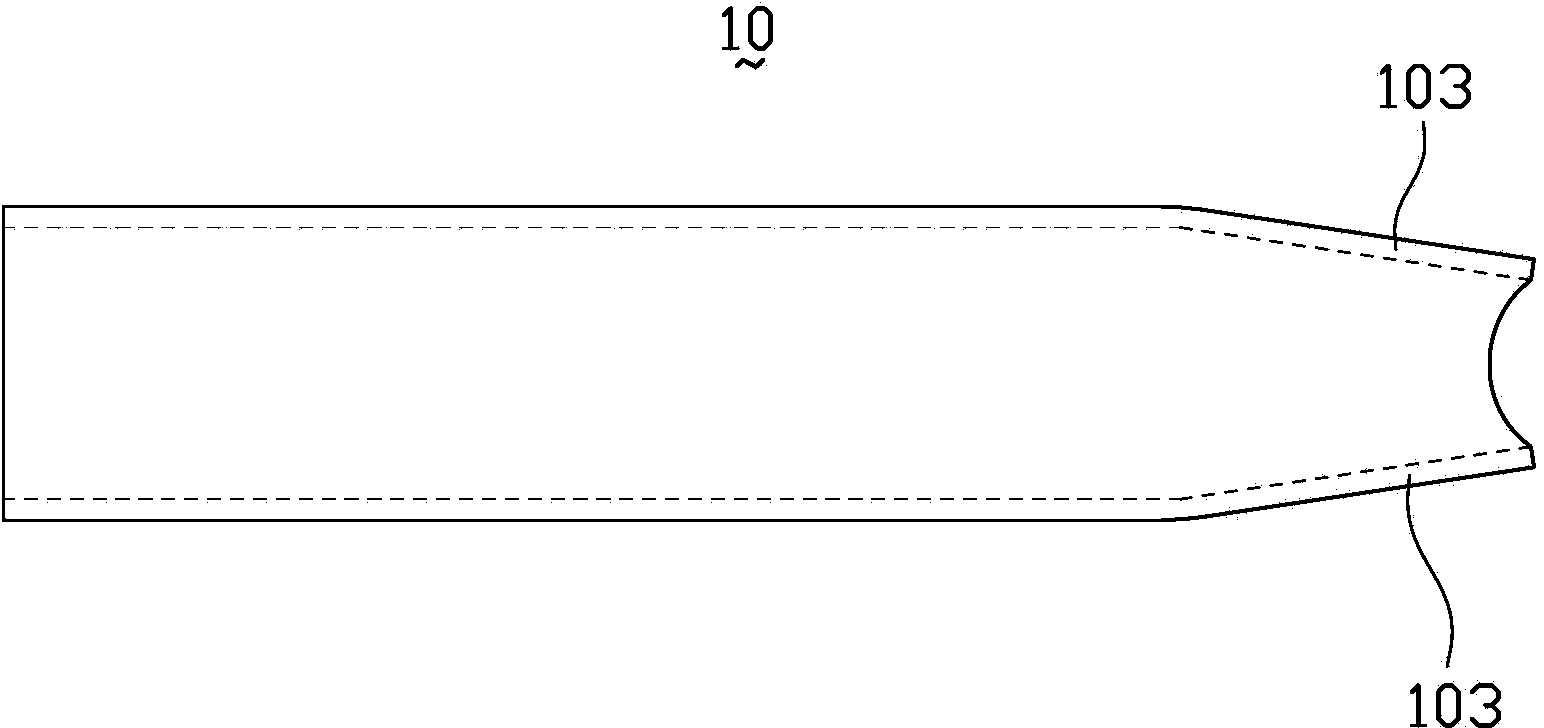 Forming die and forming method for square pipe end part closing-in of diagonal bar