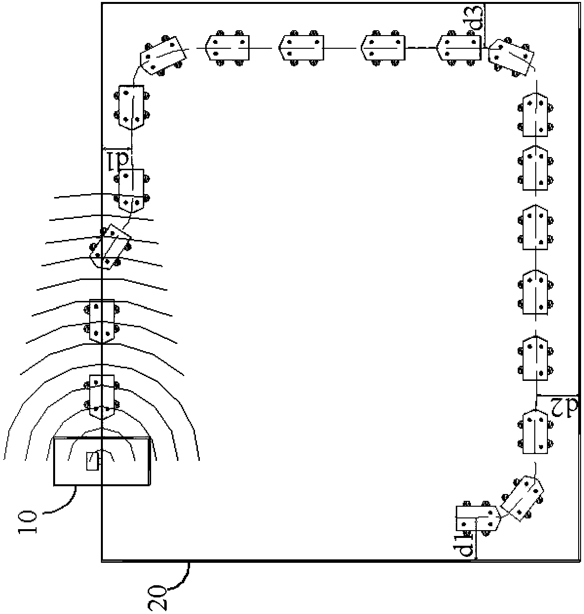 Automatic working system and regression control method of self-moving gardening device