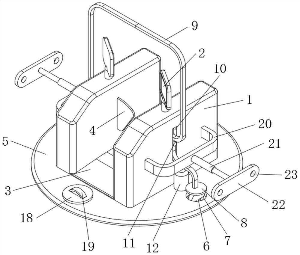 Face recognition device convenient to move and based on field of electronic information