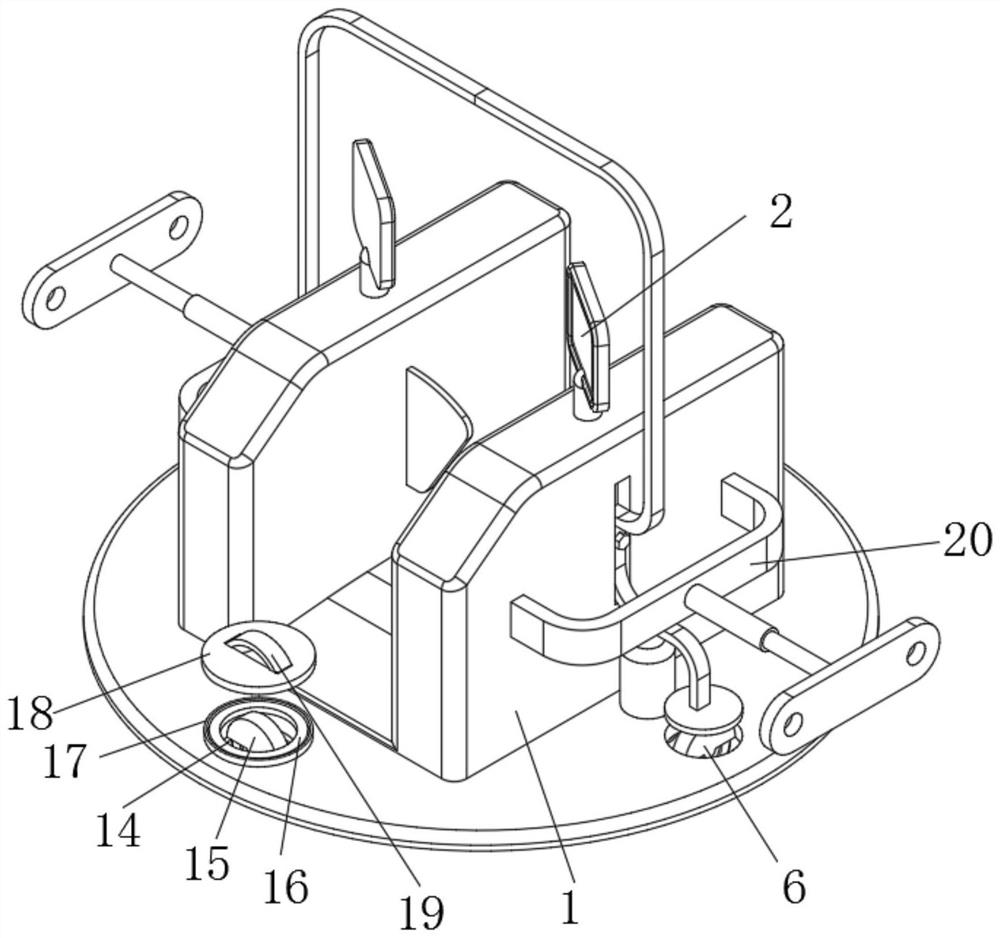 Face recognition device convenient to move and based on field of electronic information