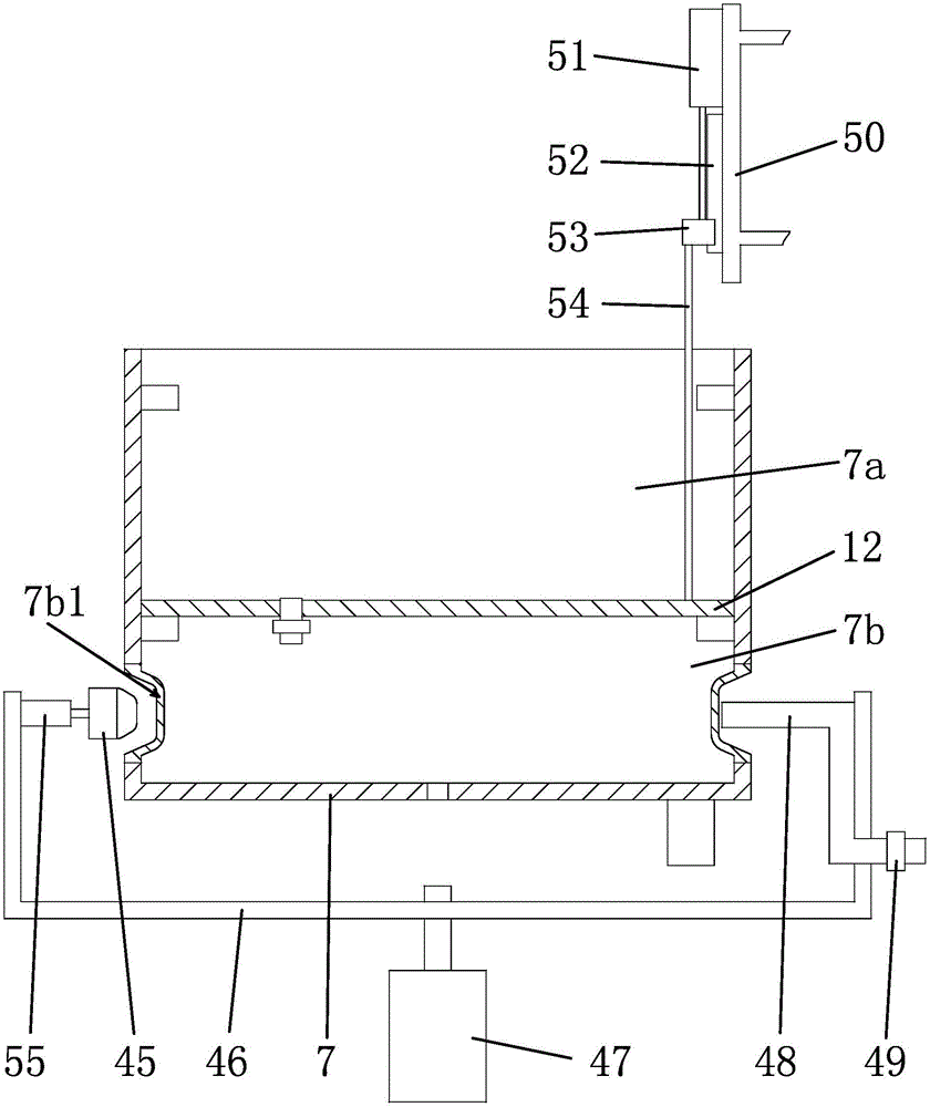 Stirring device in rolling production line