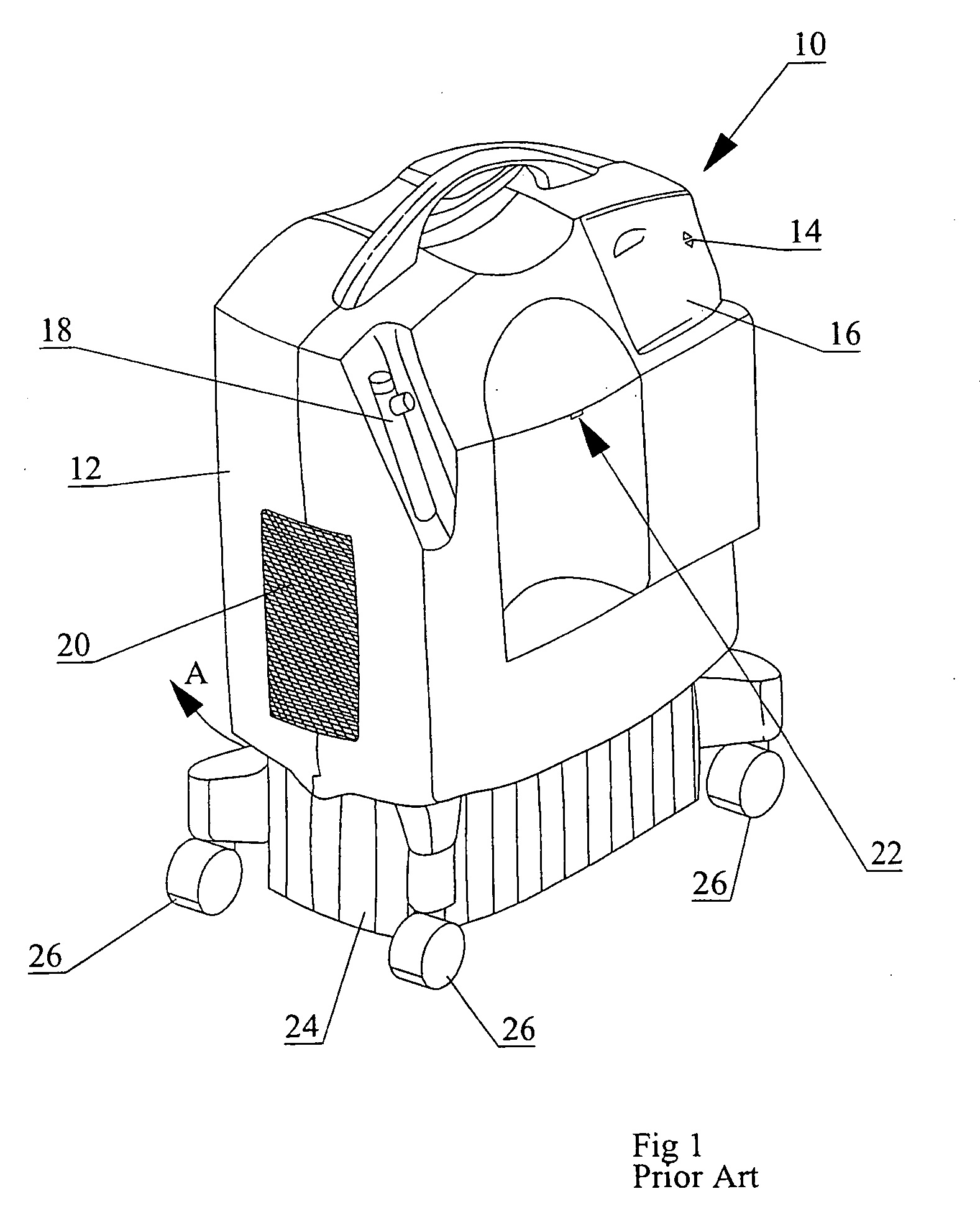 Exhaust conduit and adapter mounting for portable oxygen concentrator