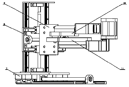 Mechanical clamp for book taking and placing and taking and placing device and method