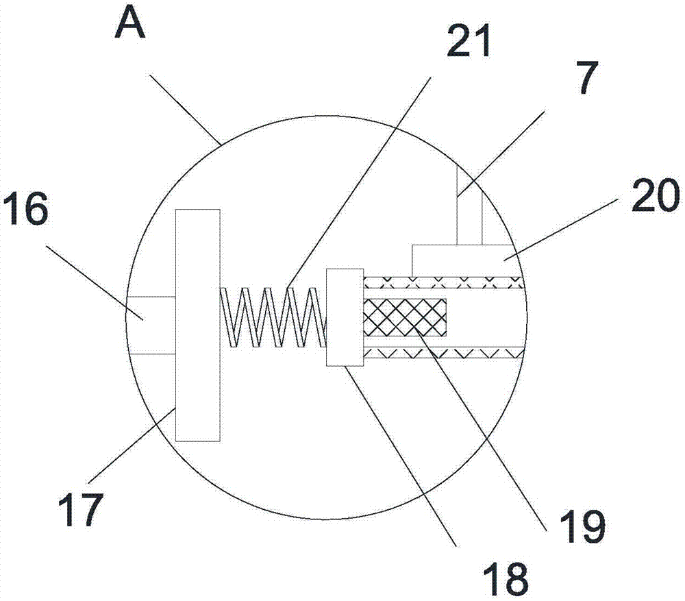 Grinding and rust removing device for chemical pipeline anticorrosion