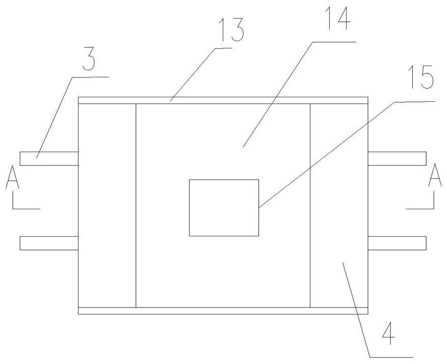 Concrete flow guider for pouring in long and narrow space and using method thereof