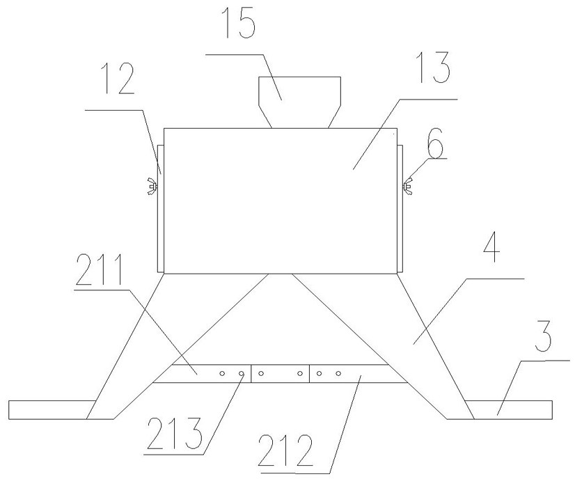 Concrete flow guider for pouring in long and narrow space and using method thereof