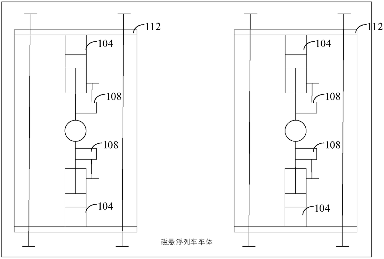 An electromagnetic lateral active vibration damping system and a control method and device thereof