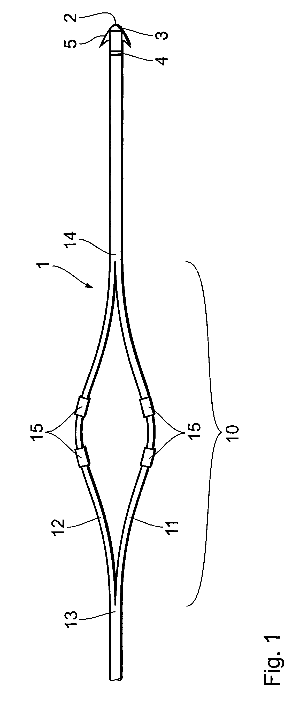 Single electrode probe for a cardiac pacemaker system